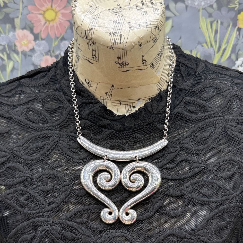 Brighton Genoa Scroll Heart necklace